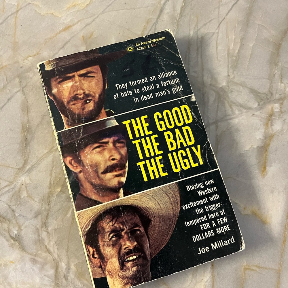 1967 First Edition - The Good The Bad The Ugly - paperback book